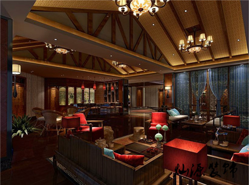 會所裝修的接待區(qū)