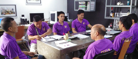 燦源裝飾給員工培訓知識