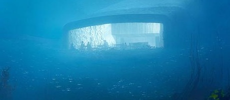 又是別人家的餐廳設(shè)計(jì)，北歐少有的水下餐廳要開業(yè)了