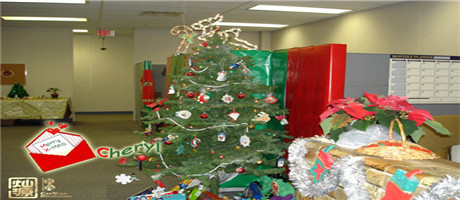 圣誕節(jié)就應(yīng)該這樣裝飾辦公室，燦源裝飾邀你一起來(lái)狂歡