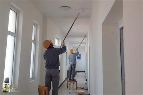 辦公室裝室-過(guò)道粉刷