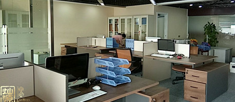 航洋簡(jiǎn)單幾何辦公室裝修竣工驗(yàn)收合格，慶祝喬遷之喜