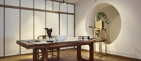 淺灰北歐風(fēng)情的辦公室裝修效果，精致的簡約美