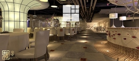 驚艷色調(diào)的餐廳設(shè)計(jì)，讓你不由自主的進(jìn)來(lái)