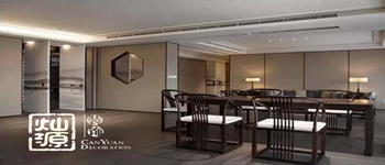 悠遠傳統(tǒng)的中式南寧辦公裝修設(shè)計