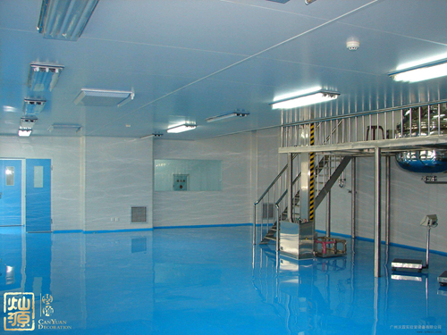 凈化廠(chǎng)房裝修效果圖