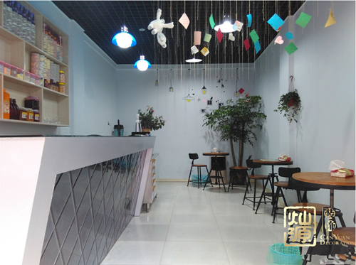 奶茶店裝修設(shè)計(jì)效果圖