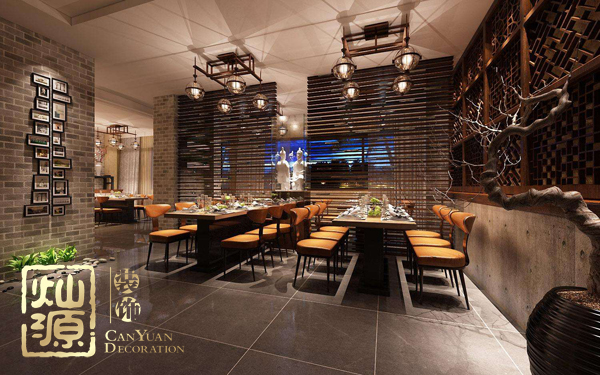 100平火鍋店裝修設(shè)計(jì)