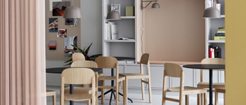 家具公司辦公室裝修案例分析  按需設(shè)計的多彩辦公銷售一體空間