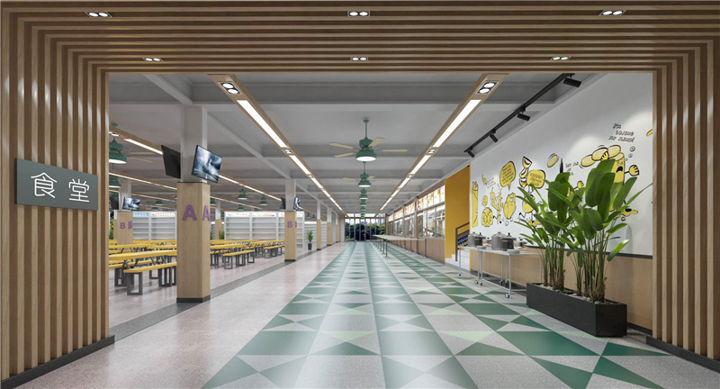 中學(xué)生食堂設(shè)計(jì)裝修三要素——關(guān)乎孩子的成長未來