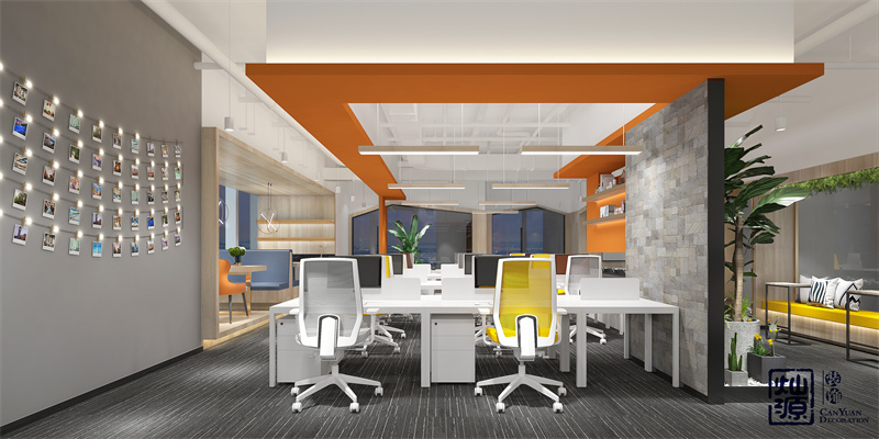 辦公工位沒創(chuàng)意還不好看？ 吐血整理南寧辦公室裝修辦公區(qū)域效果圖案例鑒賞（三）！