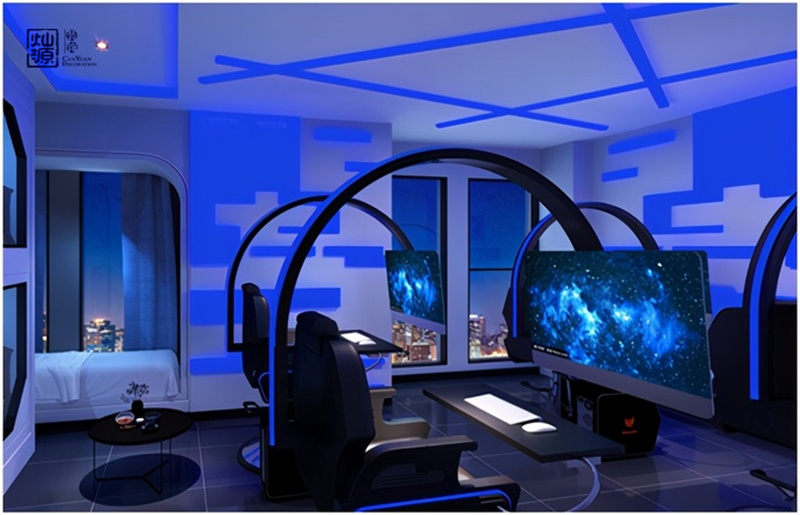 南寧電競酒店裝修設(shè)計(jì)效果圖