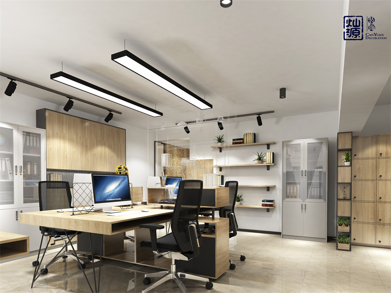 1分鐘看完小平米辦公室裝修設計要點，坐一天都不累！