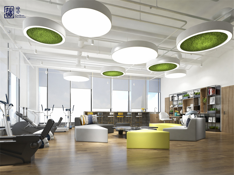 現(xiàn)代辦公室裝修設(shè)計效果圖&mdash;燦源裝飾