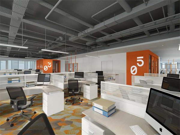 辦公室空間設(shè)計(jì)效果圖&mdash;燦源裝飾