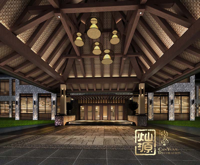 南寧休閑會所設(shè)計(jì)入口效果圖