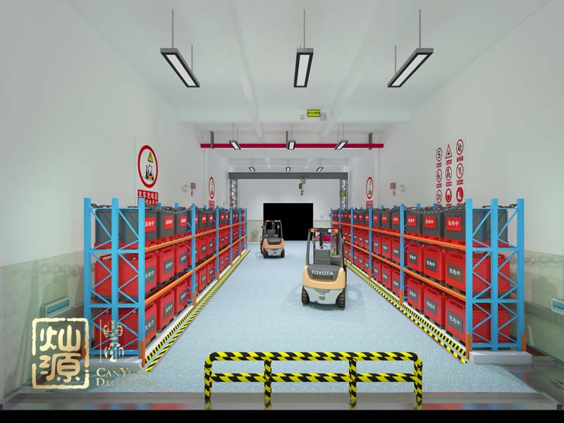 廣西太古可口可樂(lè)飲料有限公司叉車充電車間、維修車間改造設(shè)計(jì)案例