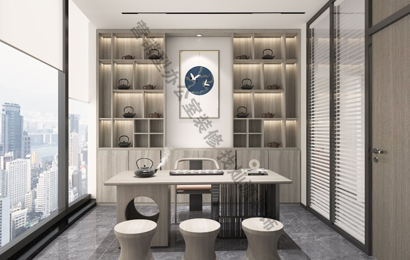 辦公室裝修設(shè)計(jì)效果圖&mdash;接待室