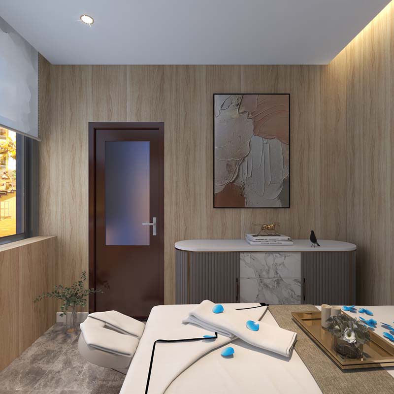 “專屬溫馨設(shè)計，打造小平米氛圍感成本裝修”——光明.瀾灣九里南寧按摩足浴會所設(shè)計裝修案例-燦源裝飾