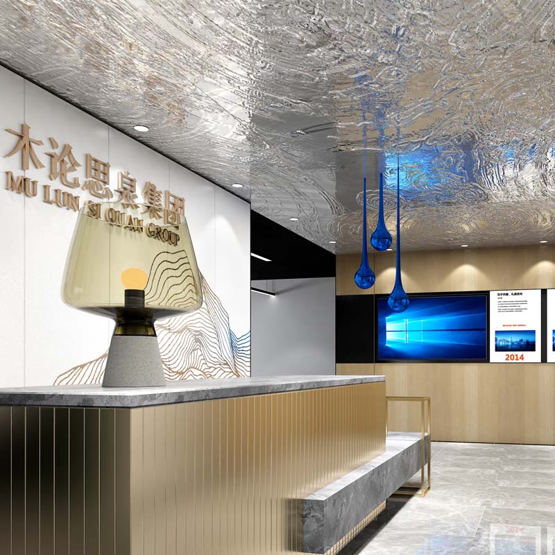 “水生萬物生，定制造型+專屬墻體文化設(shè)計(jì)”——木倫思集團(tuán)南寧辦公室設(shè)計(jì)裝修案例-燦源裝飾