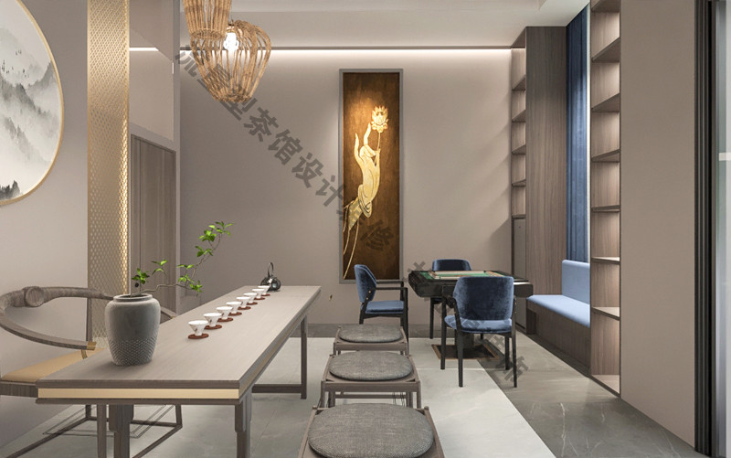南寧中式茶館設(shè)計(jì)裝修效果圖&mdash;燦源裝飾