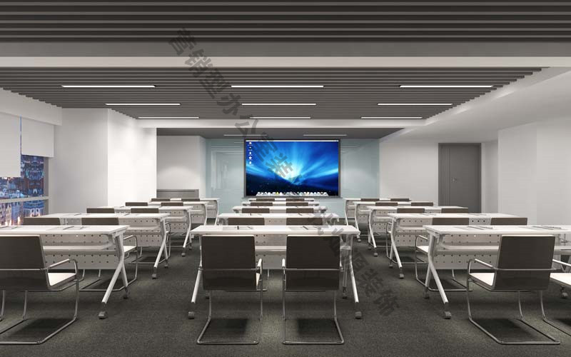 南寧辦公室裝修效果圖之培訓(xùn)室&mdash;燦源裝飾