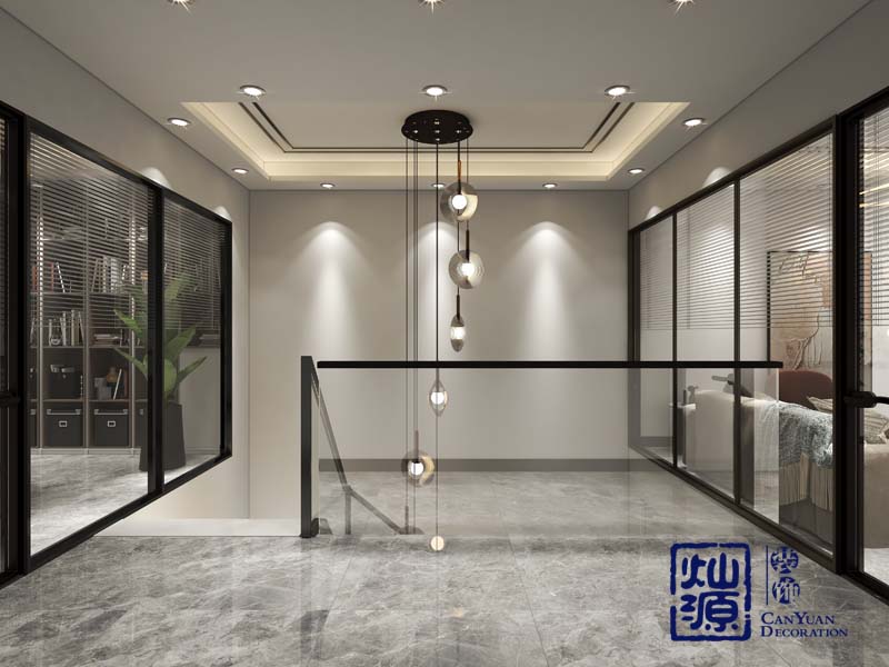 loft辦公室設(shè)計裝修效果圖之樓梯&mdash;燦源裝飾