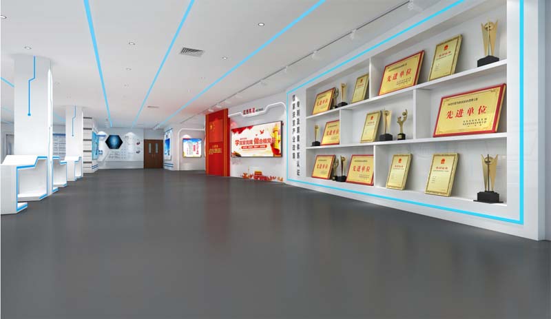 南寧企業(yè)展廳設(shè)計裝修效果圖&mdash;燦源裝飾