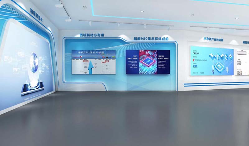 南寧企業(yè)展廳設(shè)計裝修效果圖&mdash;燦源裝飾